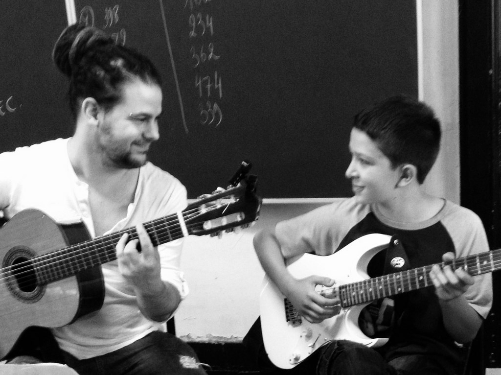 Cour de guitare, à Ans