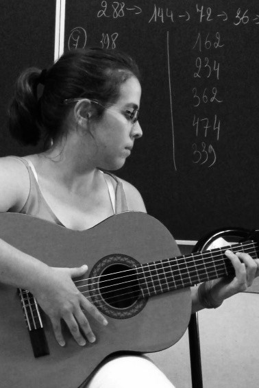 Cours de guitare, à Ans